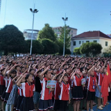 零陵区南津渡小学举行开学典礼：烽火记忆照前路 奋发向上启新程
