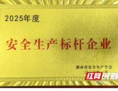 湖南高速永州分公司荣膺“2025年度安全生产标杆企业”