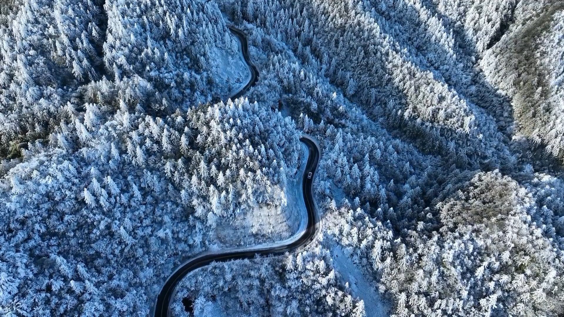 双牌阳明山银装素裹宛若仙境