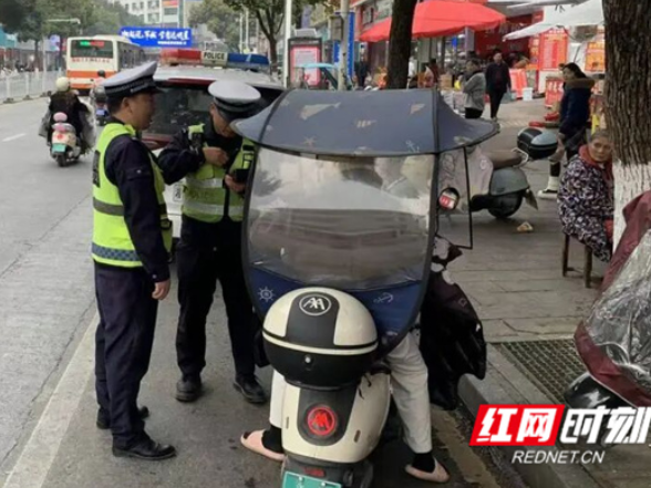 永州公安：持续整治摩电交通违法 全力营造安全文明出行环境