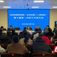 永州市脑科医院（永州市第二人民医院）第十届第一次职工代表大会成功召开