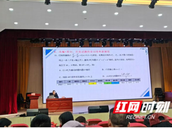 永州一中陈诗跃在永州市数学学会年会作专题报告