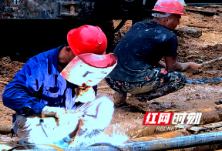冷水江市锑都中路单建式平战结合人防工程正式开工
