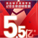 良品铺子618全渠道销售破5.5亿，儿童零食、代餐零食销量亮眼