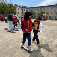 让滑板充满爱！WOLLUP × DAISY SKY公益活动走进邵东龙元小学