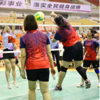 2022年湖南省体育系统气排球比赛在邵阳举行