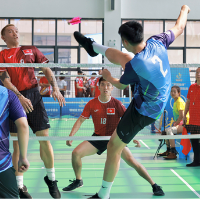 “毽球湘军”首次参加线下全国毽球锦标赛