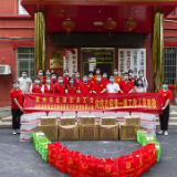 北湖总工会组织爱心企业为社区抗疫一线人员送温暖