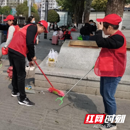 郴州市军供站：创建文明城市 我们在行动