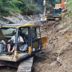 没有翻不过的八面山，没有打不通的连心路 ——桂东彩洞至资兴成康道路抢通