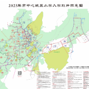2025年郴州市中心城区义务教育阶段学校入学划片示意图公布