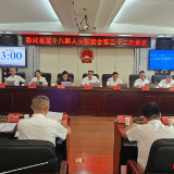 临武县第十八届人大常委会第三十二次会议召开