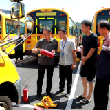 护航开学季 宜章县多部门联合开展校车安全专项检查