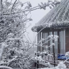 资兴市回龙山：雾凇盛宴  冰雪画卷