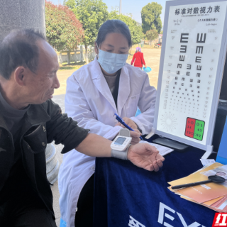 桂阳县樟市镇:爱心义诊进乡村 守护“夕阳红”健康