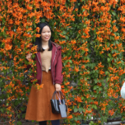 宜章县玉溪镇西门村:炮仗花瀑蔓庭院 橙红缀绿赏春光