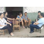 湘潭市残联来高新区督查残疾人家庭无障碍改造工程