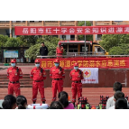 岳阳市红十字会联合临湘市应急办推进救护培训进校园