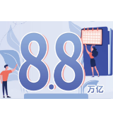 减了8.8万亿元，多了9000万户