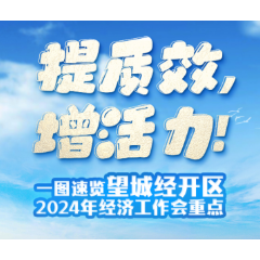 提质效，增活力！一图速览望城经开区2024年经济工作会重点