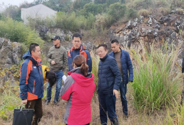 省自然资源厅调研员周亚斌赴湘乡市调研生态修复工作