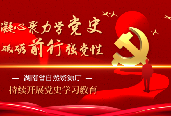 湖南省自然资源厅：“四单三红两结合” 纵深推进党史学习教育