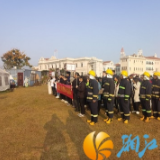 桐溪港社区：消防演练共参与 同筑安全防火墙
