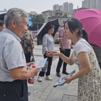 望岳街道开展平安建设集中宣传活动