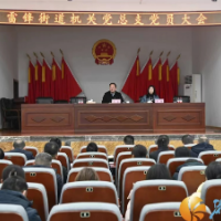 雷锋街道机关党总支召开党员大会