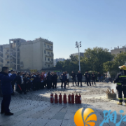 岳南村社区：警钟长鸣防患于未然 ，消防演练保平安