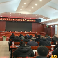 黄金园街道召开岁春节前后重点领域安全工作部署会