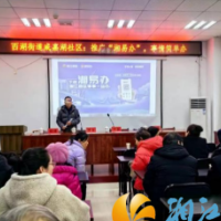 西湖街道咸嘉湖社区：推广“湘易办”让事情简单办