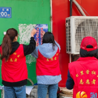 区域共建学雷锋，创卫宣传同参与