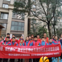 梅溪湖街道骑龙社区“志愿‘锋’景，绿色童行”雷锋月青少年清洁社区志愿服务活动