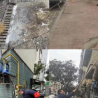 府后路社区积极开展创卫环境整治工作