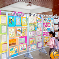 世界读书日，湘江实验小学展览上与“书香”撞个满怀