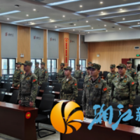 东方红街道开展民兵点验工作