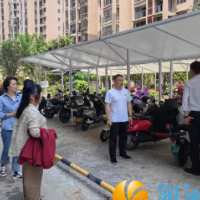 望岳街道：开展消防通道安全检查