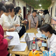 梅溪湖街道梅园社区开展“两癌”筛查活动