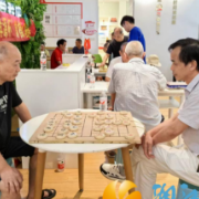 梅溪湖街道梅园社区开展首届中老年象棋比赛