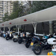 社区新建电动单车棚，改善小区停车与安全难题