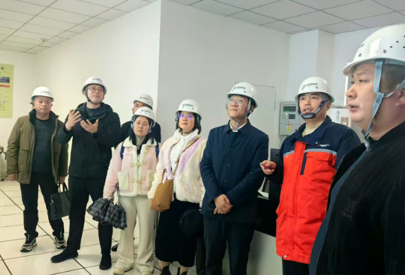 新区环保技术及应用产业链办公室考察深高蓝德环保科技集团股份有限公司