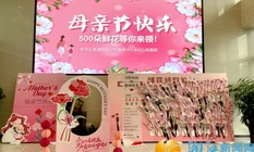 520支康乃馨鲜花墙绽放医院！母亲节，医院成了温情的告白现场！