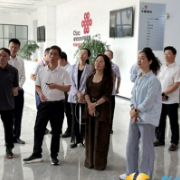 湖南湘江新区生物医药及大健康产业链办公室赴广东韶关中国联通智慧客服南方中心考察调研