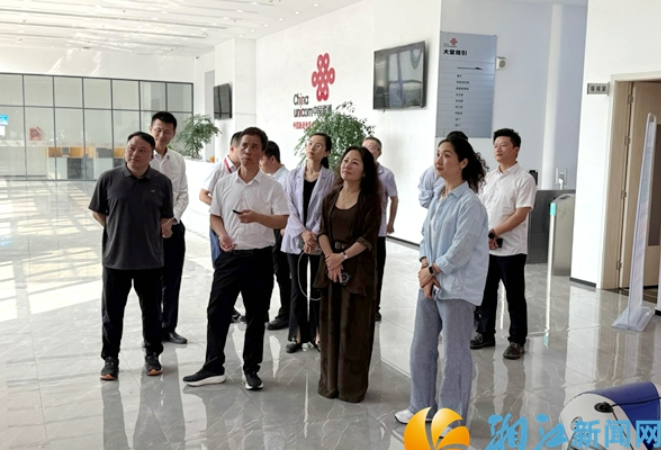 湖南湘江新区生物医药及大健康产业链办公室赴广东韶关中国联通智慧客服南方中心考察调研