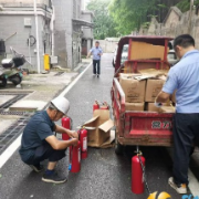 靳江社区：家家有“防” 716个单元换上消防“新装备”