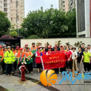共建美丽家园，银星社区开展“周五大扫除”活动