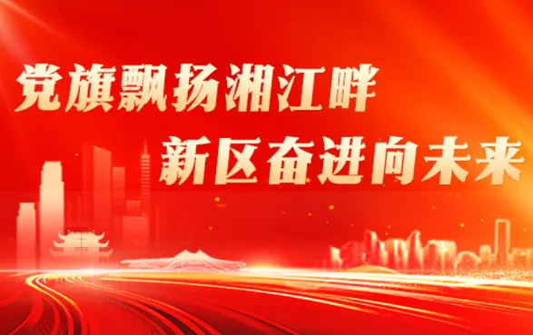 专题丨党旗飘扬湘江畔 新区奋进向未来