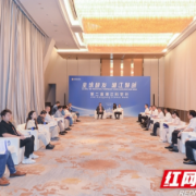 谭勇与出席“全球研发 湘江聚创”湘江科学行活动嘉宾座谈