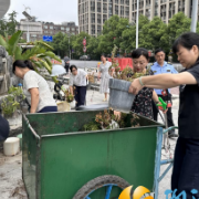 咸嘉湖街道银谷国际社区开展爱国卫生大扫除，筑牢居民健康防线